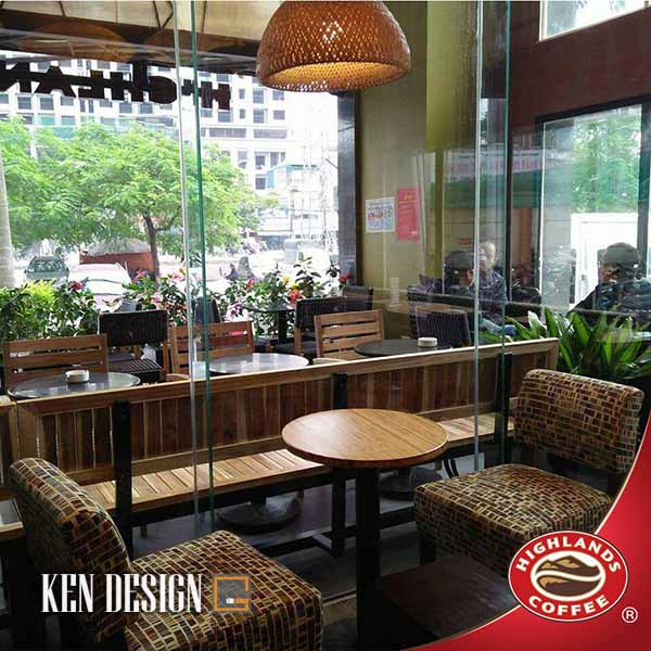 Thiết kế quán cafe phong cách  MID-CENTURY